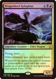 (Promo-Prerelease)Dragonlord Kolaghan/龍王コラガン